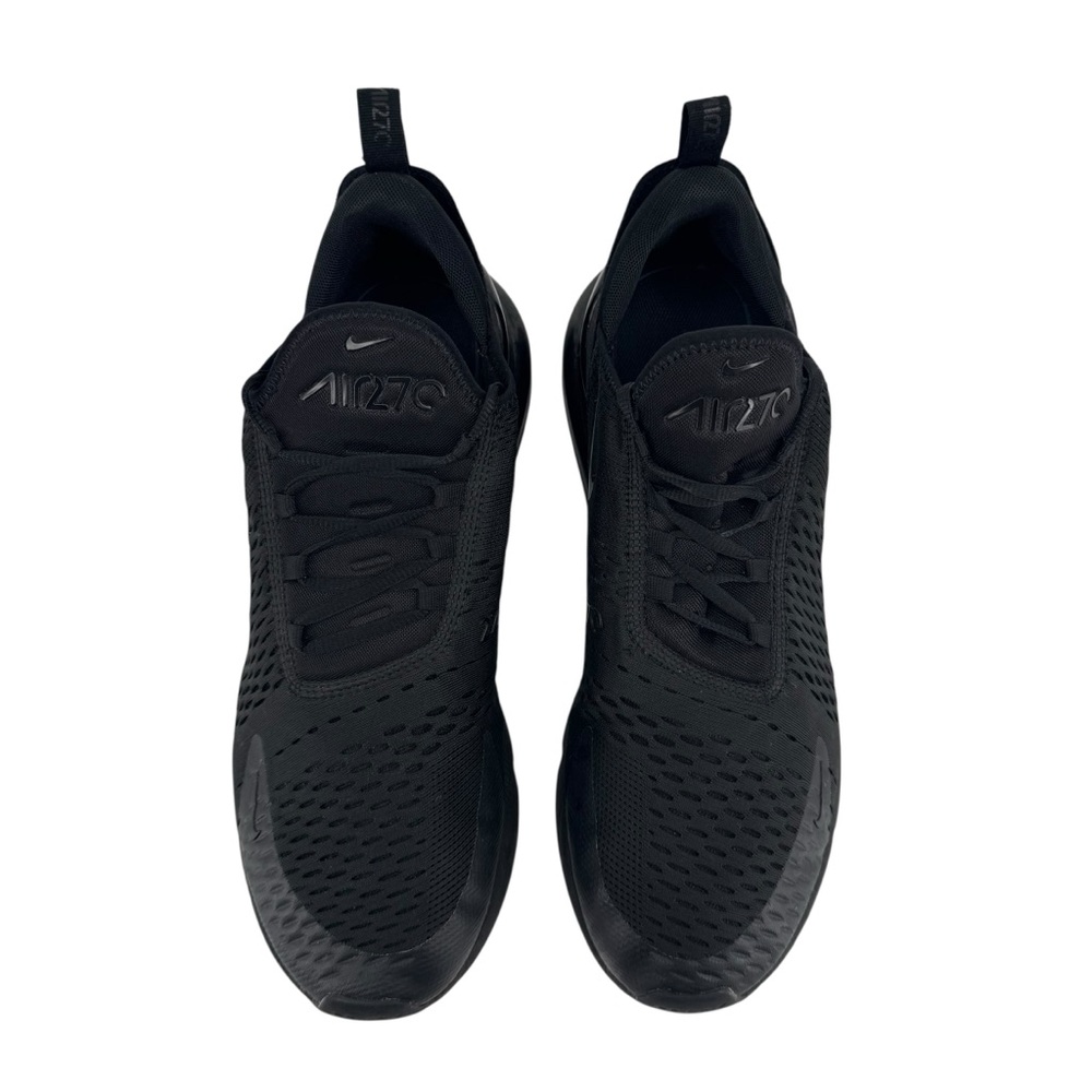 Nike Air Max 270 Black Mesh Sneakers Men’s Size 12.5 Running Shoes - Picture 3 of 13